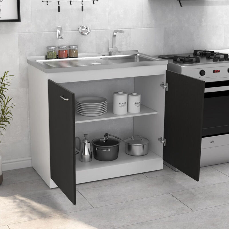 Utility Sink Vernal, Kitchen, White / Black