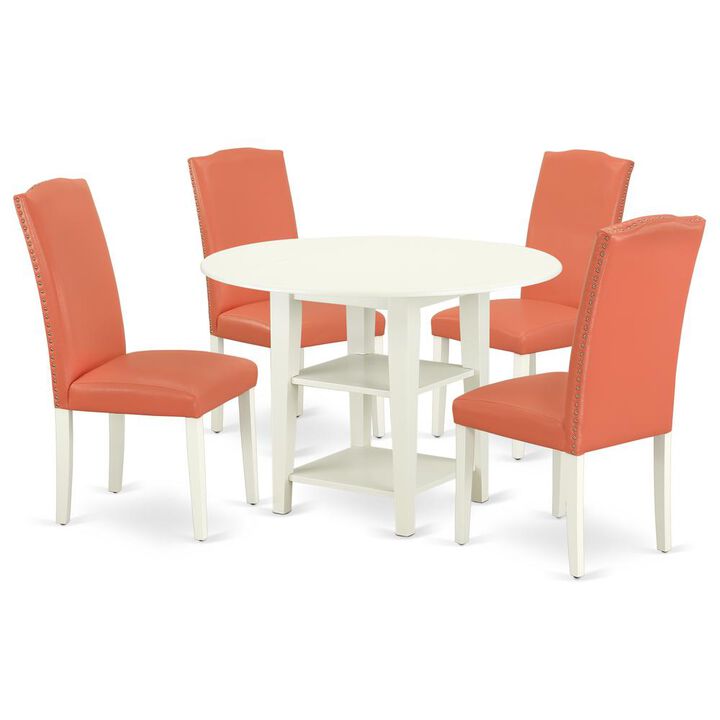 Dining Room Set Linen White