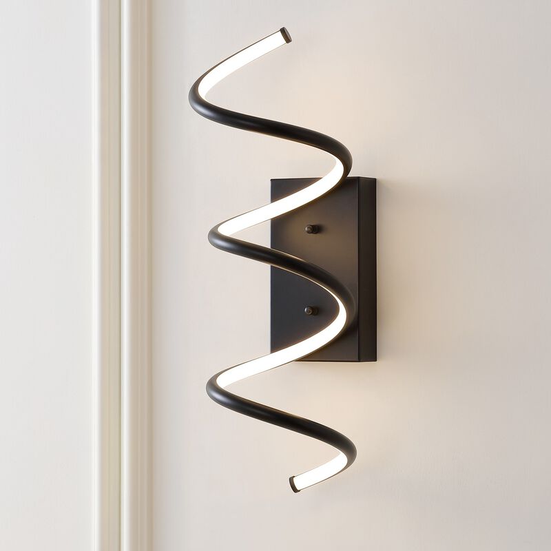 Scribble Modern Metal Integrated LED Vanity Light Sconce