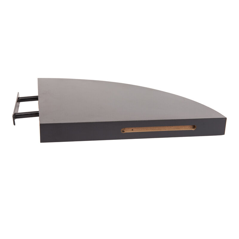 Laminate Corner Radial Shelves (Set of 2)