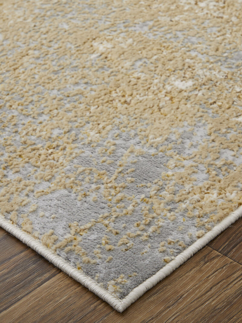 Aura 39LNF 3'11" x 6' Ivory/Brown/Gray Rug