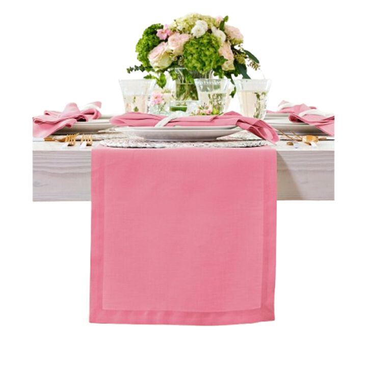 Solino Home 100% Pure Linen Table Runner | Fete for Valentine;s