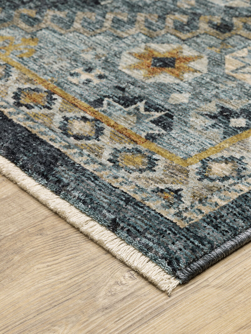 Aberdeen 3'3" x 5' Blue Rug