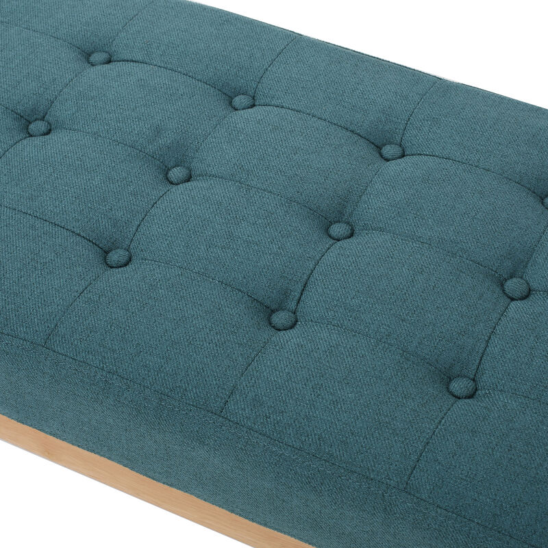 Merax Modern Upholstered Ottoman Bench Footrest