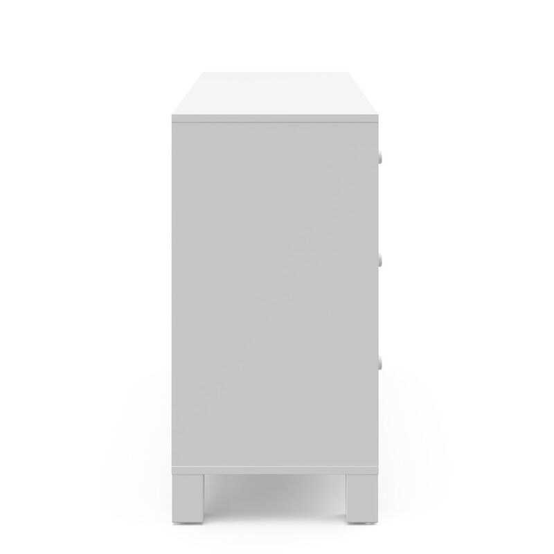 Storkcraft California 6-Drawer Double Dresser (White)