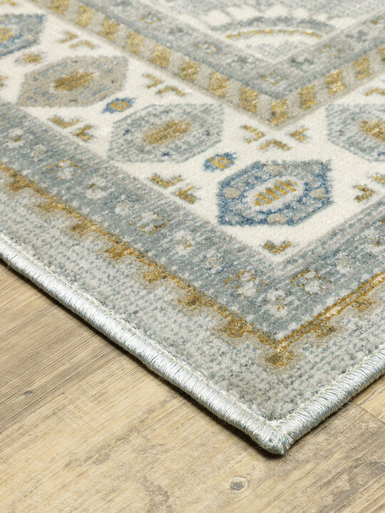 Ellington 2'3" x 7'6" Blue Rug