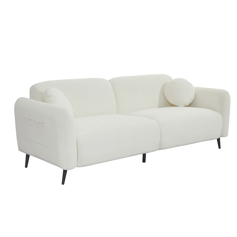 Merax Upholstered Loveseat 2 Seats Sofa