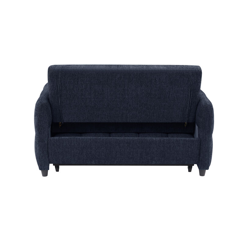 Merax Loveseat Sofa Pull-out Sleeper Sofa with 3 USB Ports