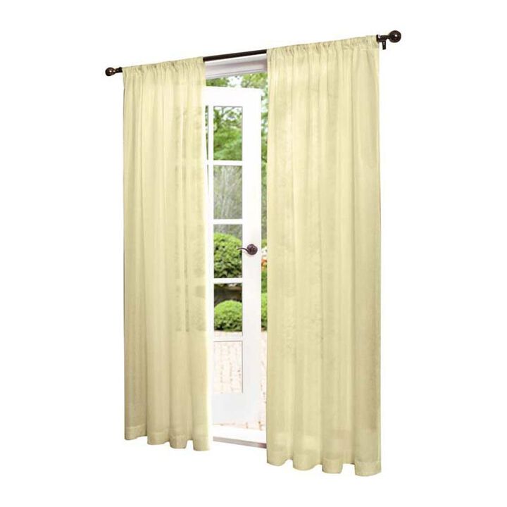 Commonwealth Thermasheer Weather Shield Insulated Pocket Top Panel - 50"x95" - Ivory