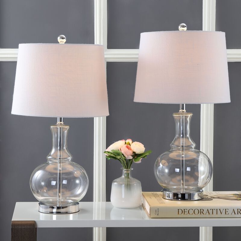 Lavelle Glass LED Table Lamp (Set of 2)