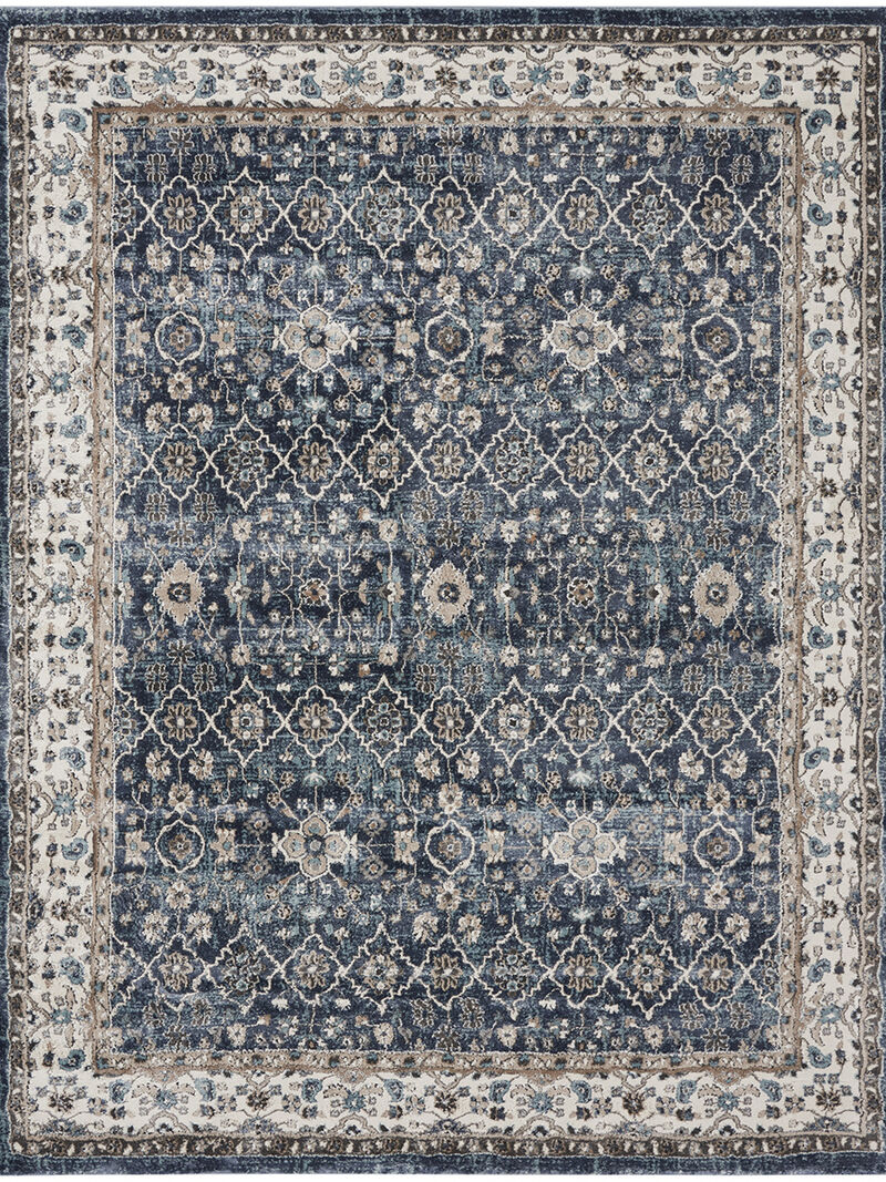 American Manor AMR01 Blue/Ivory 7'10" x 9'10" Rug