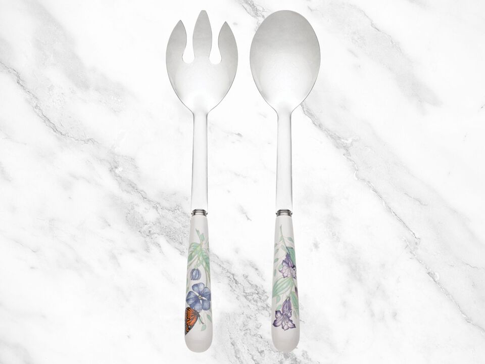 Lenox Butterfly Meadow 2pc Serving Set , White