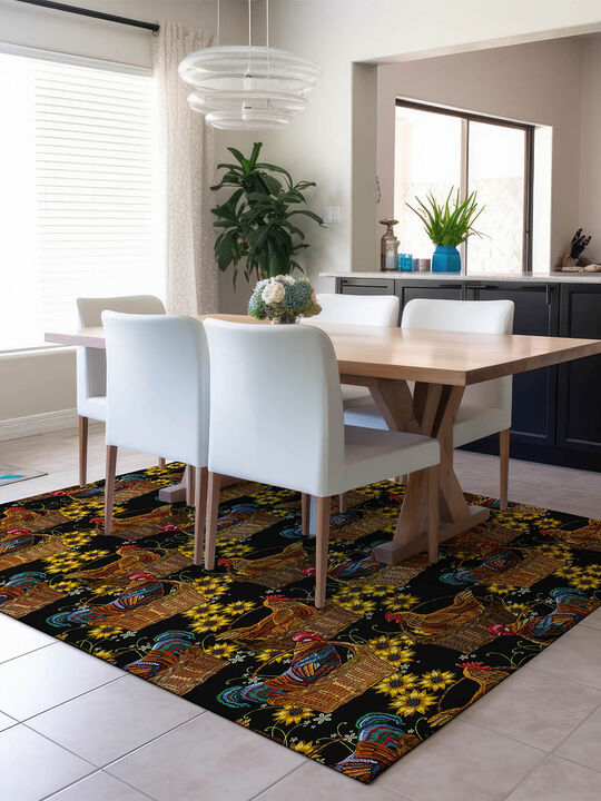 Kendall KE2 Black 10' x 14' Rug