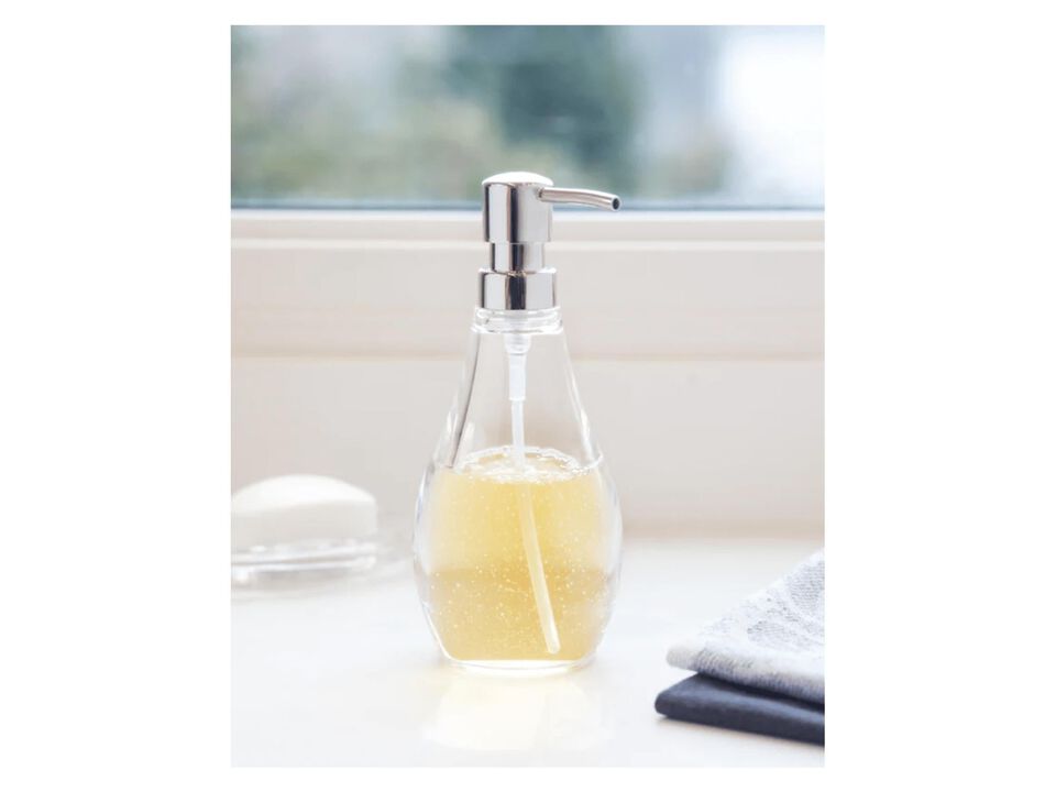 Umbra Droplet Soap Pump, Clear