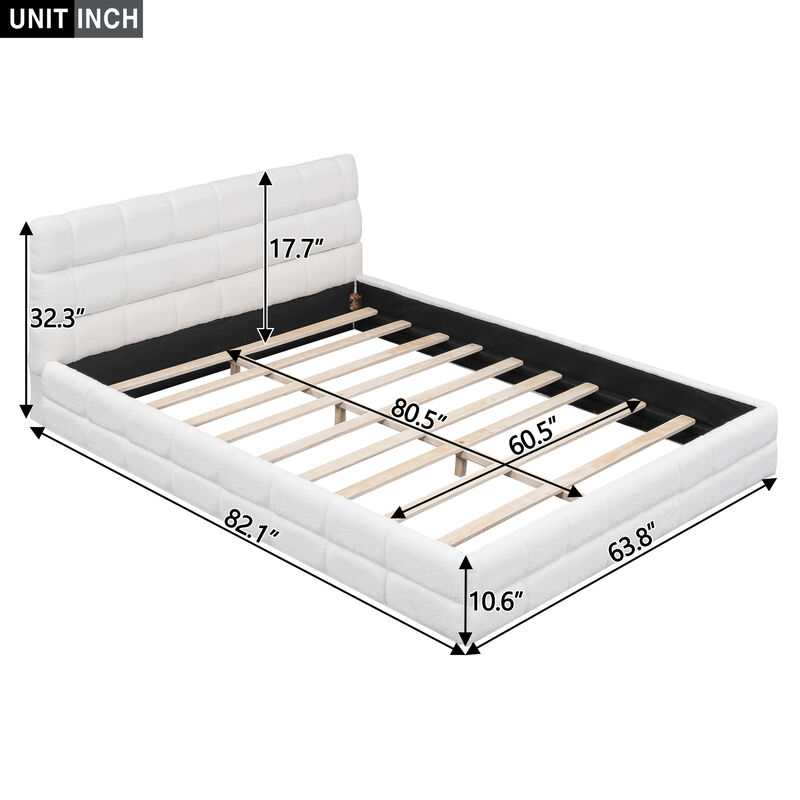 Merax Classic Upholstered Platform Bed