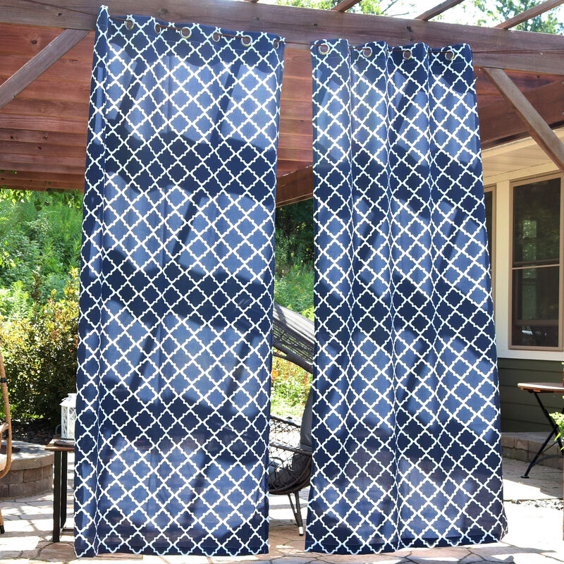 Sunnydaze Indoor/Outdoor Curtain Panel - 52 in x 108 in