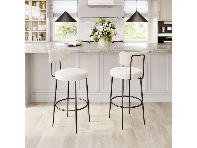 Blanca Barstool (Set of 2) Ivory