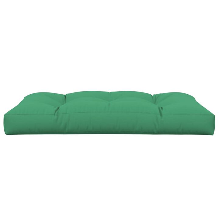 Moni Outdoor Cushion for Bench, Tufted Design, Green Fabric, 47 Inch - Benzara