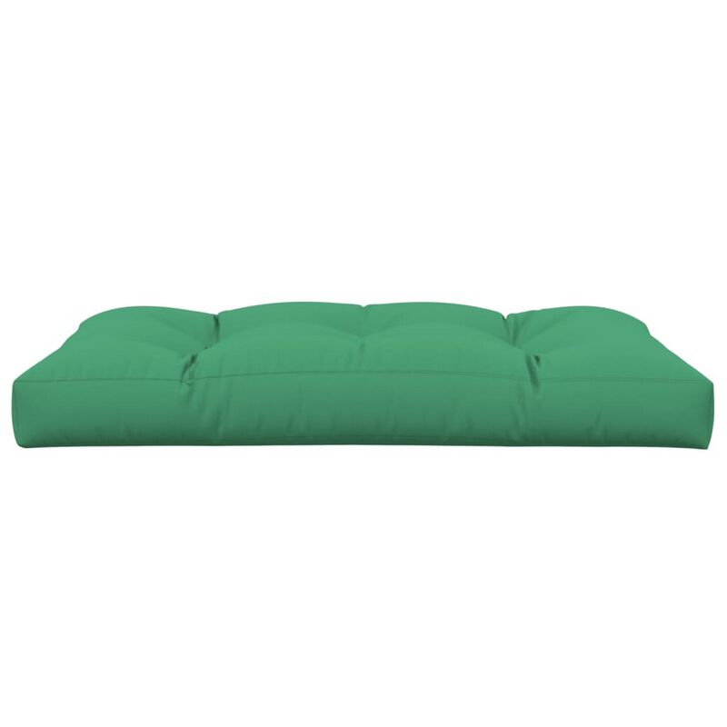 Moni Outdoor Cushion for Bench, Tufted Design, Green Fabric, 47 Inch - Benzara