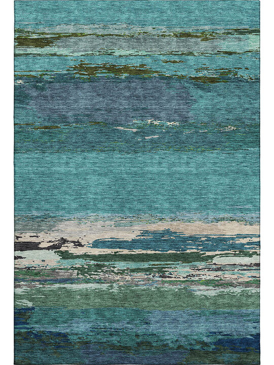 Trevi TV8 Teal 10' x 14' Rug