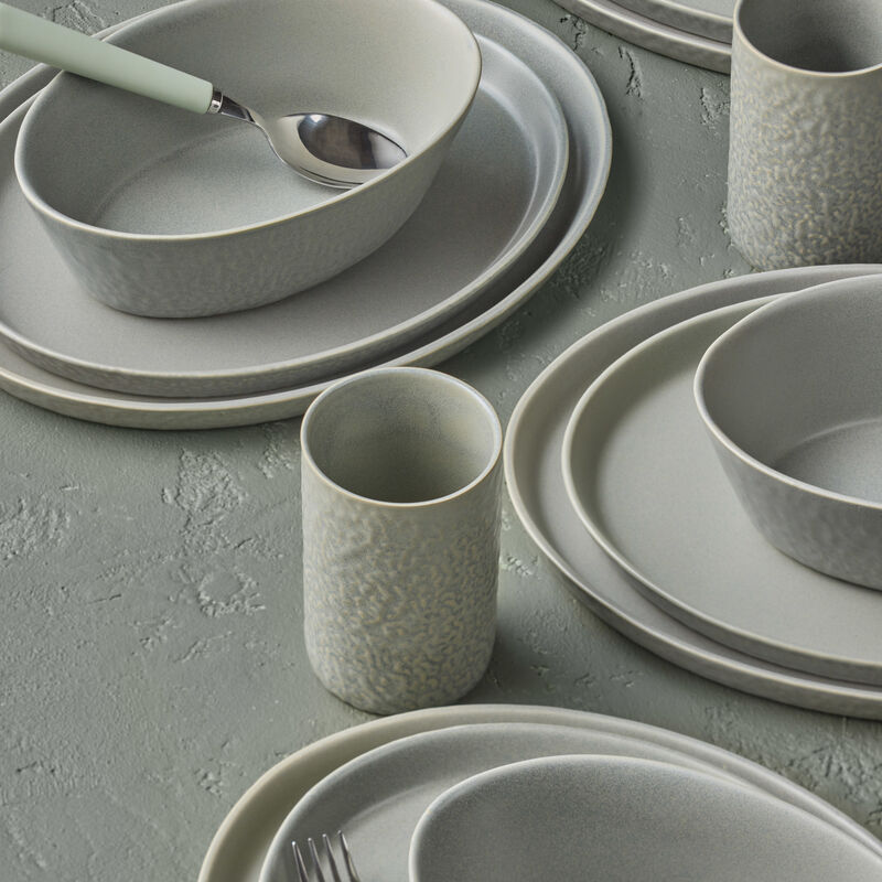 Stone by Mercer Project Katachi Stoneware 32 Piece Dinnerware Set