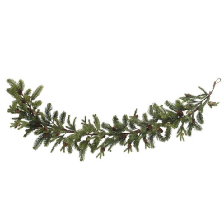 Hivvago 60" Pine & Pinecone Garland