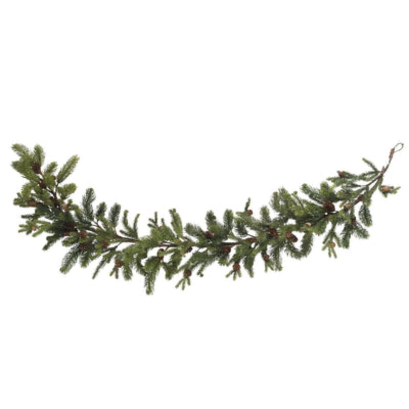 Hivvago 60" Pine & Pinecone Garland