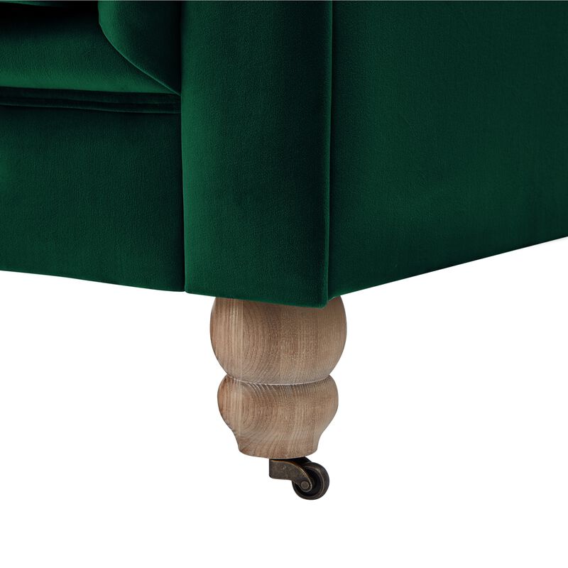 Rustic Manor Bayleigh Velvet Chesterfield Club Chair