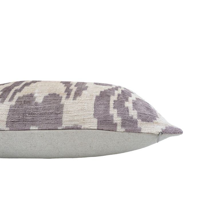 Chintamany Silk Velvet Ikat Pillow, 20" X 20" Case Only