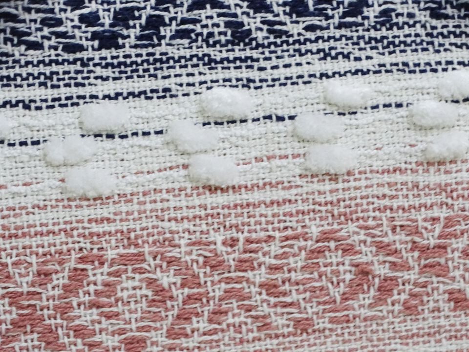 22" X 22" Throw Pillow for sofa with Tassels-Textured