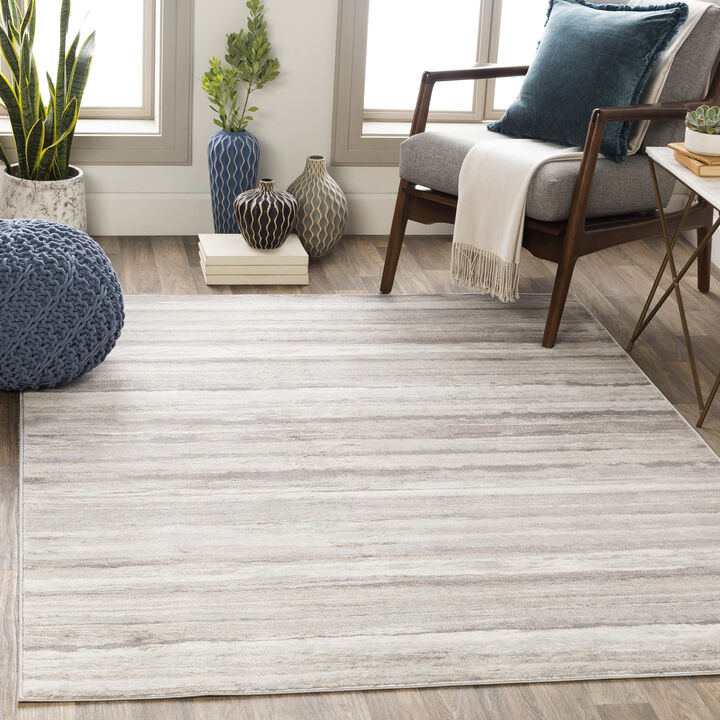 Roma ROM-2306 9' x 12'3' Gray Rug