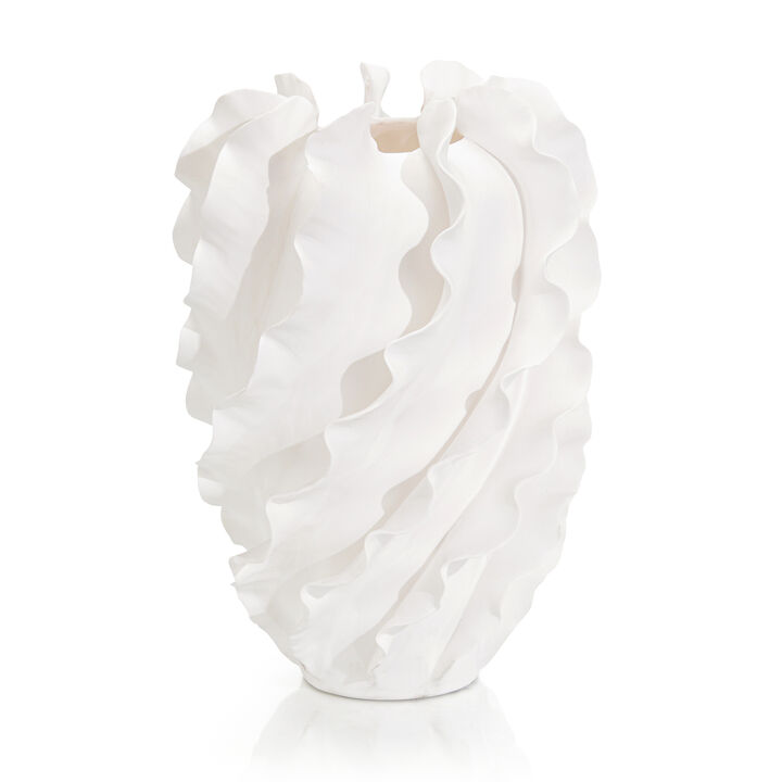 Flirren Large White Vase
