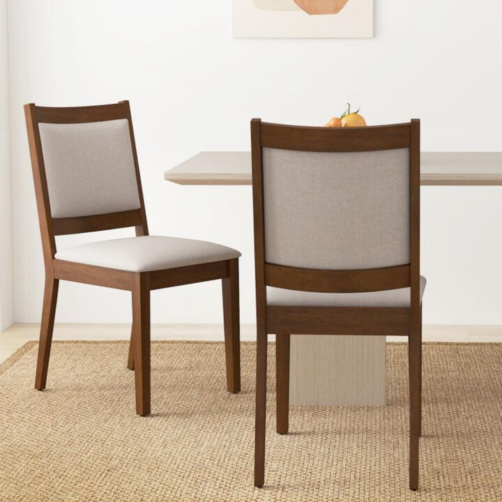 Modern Upholstered Dining Chairs Set of 2 for Kitchen or Dining Room Comfort and Style