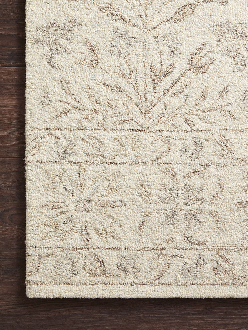 Norabel NOR02 Ivory/Neutral 7'9" x 9'9" Rug