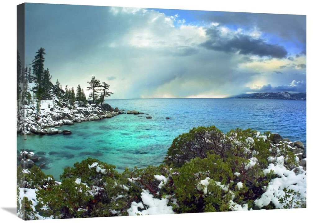 Memorial Point, Lake Tahoe, Nevada-Canvas Art-32x24