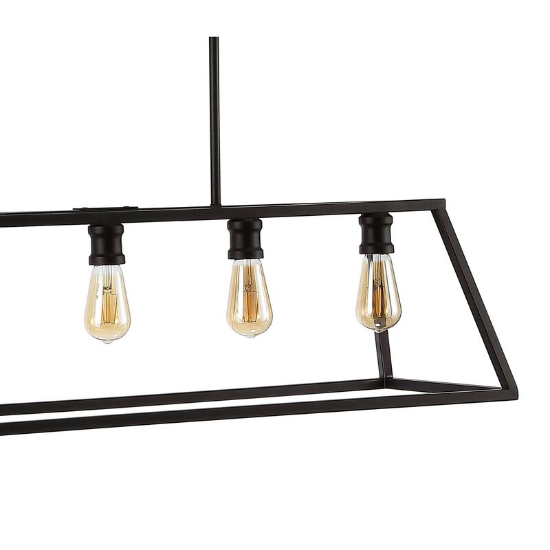 Floyd 5-Light Adjustable Iron Farmhouse Vintage LED Dimmable Pendant