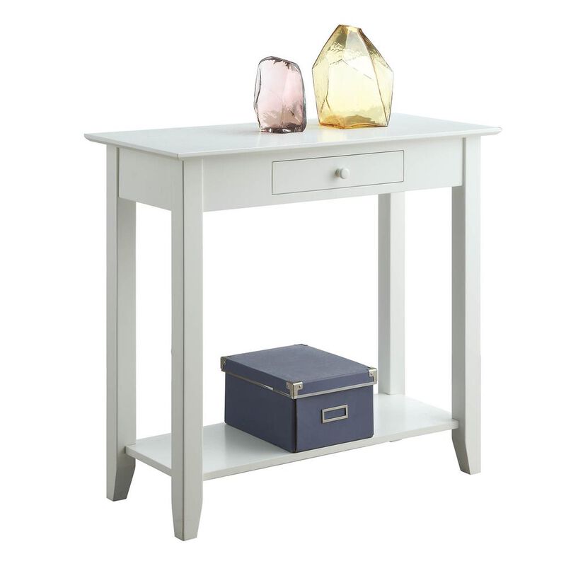 Convience Concept, Inc. American Heritage Hall Table with Drawer and Shelf