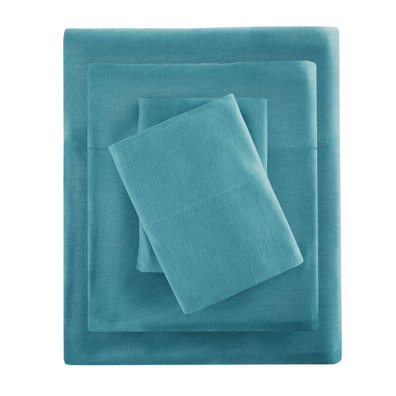Gracie Mills Atlas All-Season Cotton Blend Jersey Knit Sheet Set