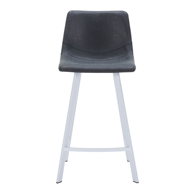Elland - Counter stool -Light Brown-White base