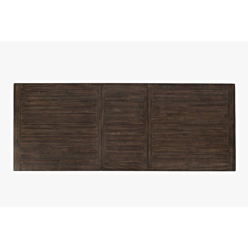 Jofran Madison County Rustic Reclaimed Pine Farmhouse Rectangle Extension Dining Table