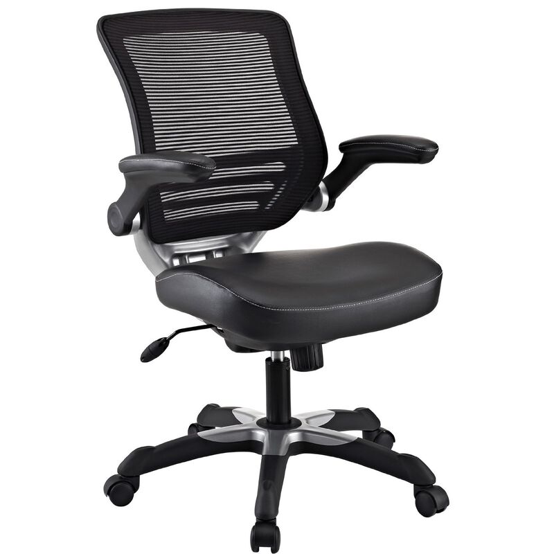 Hivvago Modern Back Ergonomic Office Chair  with Flip-up Arms
