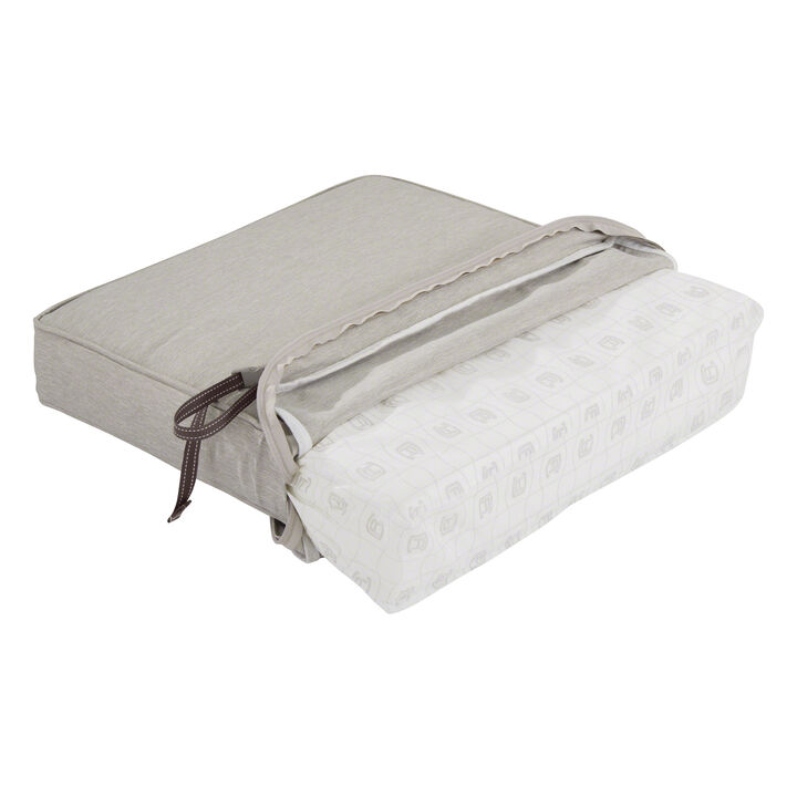 Classic Accessories Montlake FadeSafe Water-Resistant 59 x 18 x 3 Inch Outdoor Bench Cushion, Heather Grey, Outdoor Bench, Bench Cushions, Outdoor Cushions