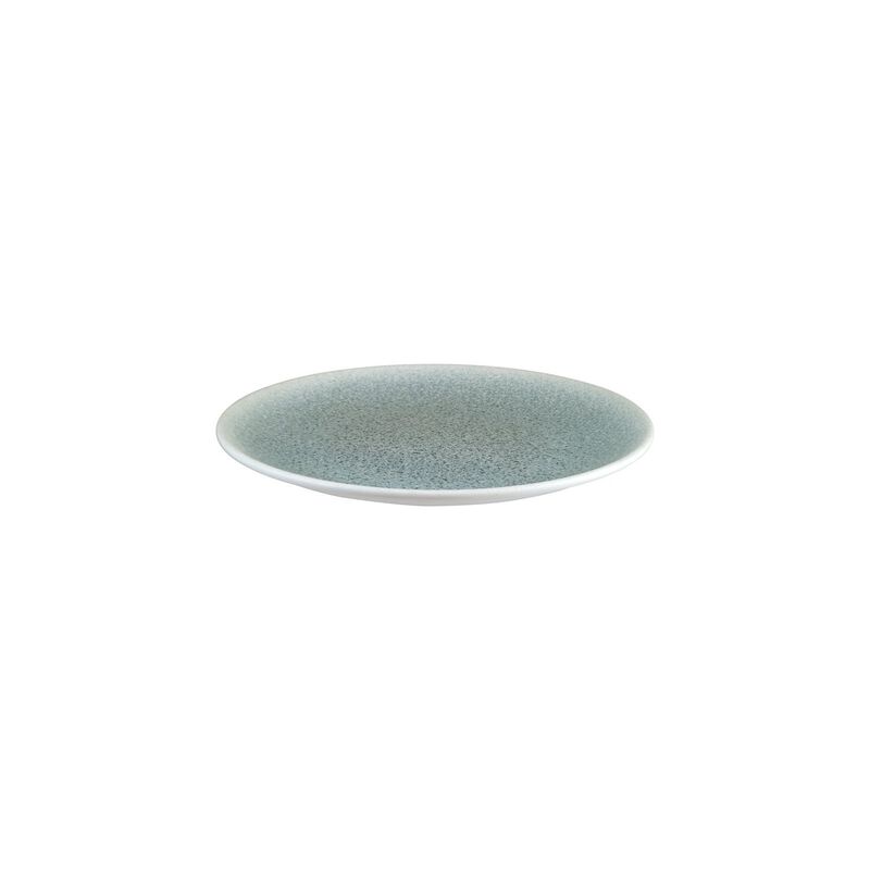 Luca Ocean Matte dia.10.5" Round Blue Porcelain Plate (Set of 4)
