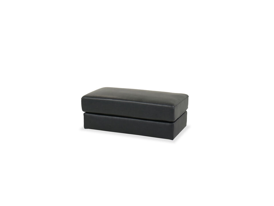 Amiata Leather Ottoman