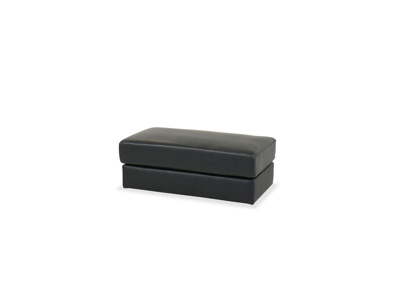 Amiata Leather Ottoman