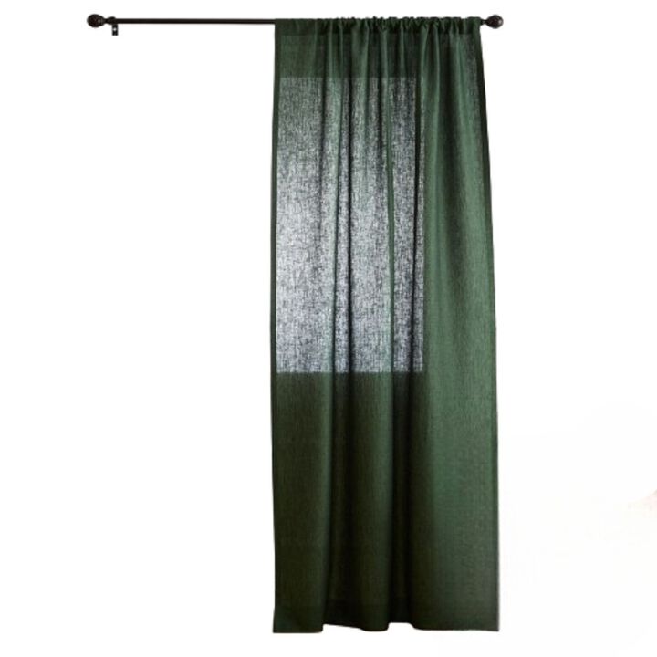Solino Home 100% Pure Linen Curtain | Linen for Thanksgiving, Christmas