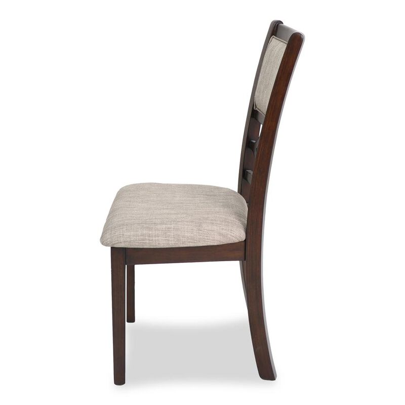 New Classic Furniture Mitchell 5-Piece Transitional Wood Dining Set in Cherry