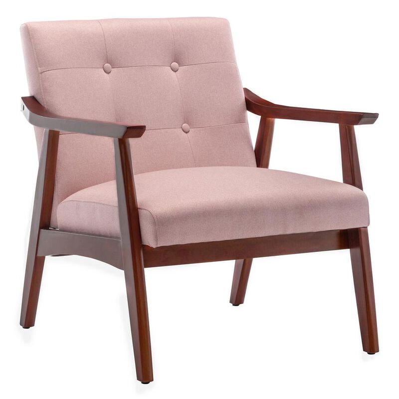 Convenience Concepts Take a Seat Natalie Accent Chair, Pink