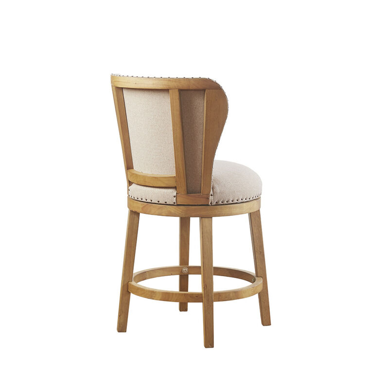 Stewart Upholstered 360 Degree Swivel Counter Stool 25"