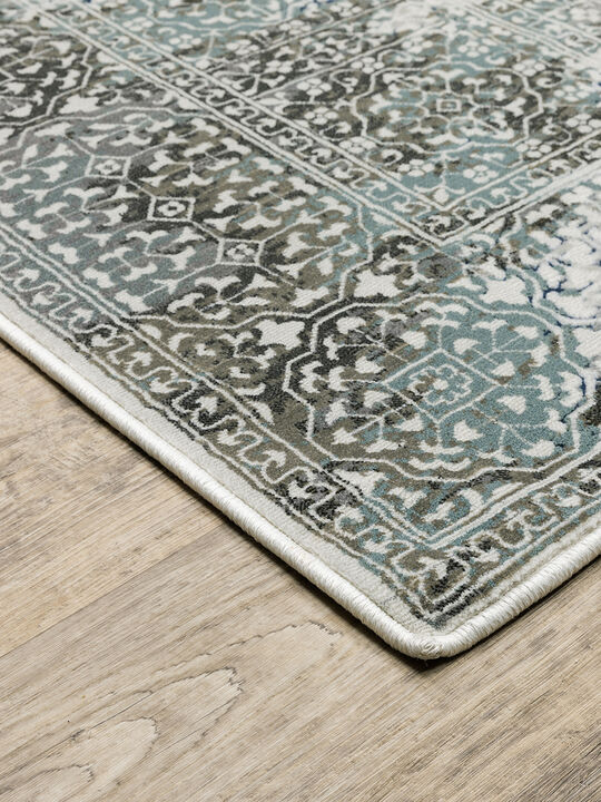 Gemini 3'10" x 5'5" Grey Rug